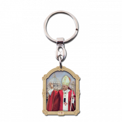 Szentképes kulcstartó (Szent II. János Pál pápa)