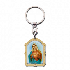 Szentképes kulcstartó (Mária szíve)