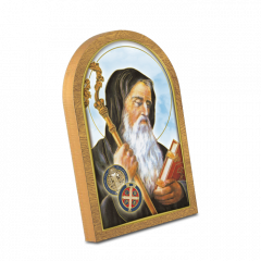Támasztható faplakett szentképpel
