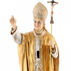 Műgyanta szobor (Szent II. János Pál pápa)