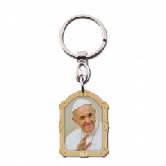 Szentképes kulcstartó (Ferenc pápa)