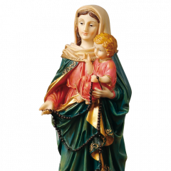 Műgyanta szobor (Mária kis Jézussal)