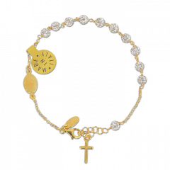 Ezüst karkötő (Csodás éremmel)