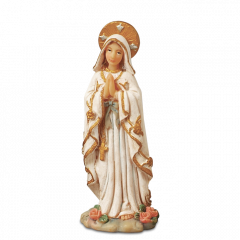 Műgyanta szobor - mini (Lourdes-i Szűzanya)
