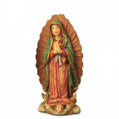 Műgyanta szobor - mini (Guadalupe-i Szűzanya)