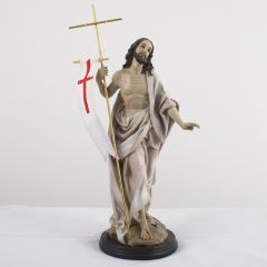 Műgyanta szobor (Feltámadt Krisztus)