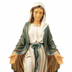 Műgyanta szobor (Segítő Mária)