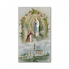 Aranyozott szentkép (Lourdes-i jelenés)