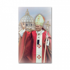 Aranyozott szentkép (Szent II. János Pál pápa)