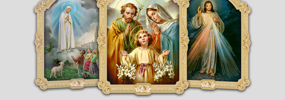 Barokk stílusú aranyozott faplakettek 3 különböző méretben, változatos aranyozott szentképekkel